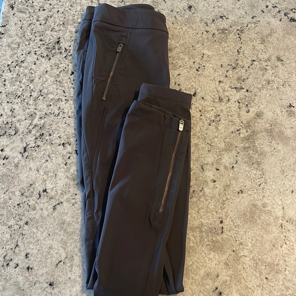 Athleta straight leg zipper pant